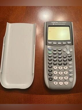 Texas Instruments TI-84 Plus Silver Edition Graphing Calculator - Gray